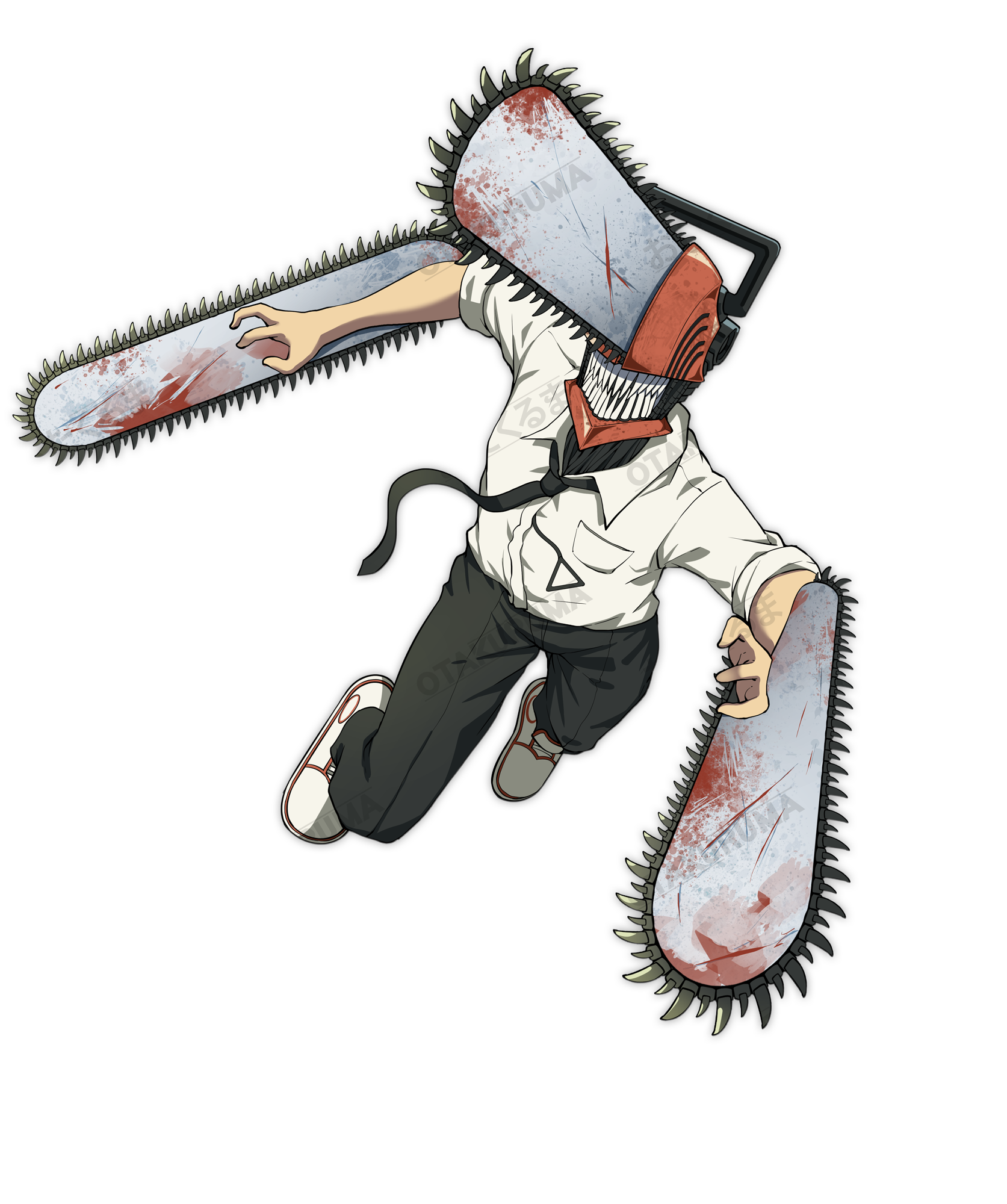 Denji Chainsaw Man Anime Weatherproof Sticker 6 Car Decal