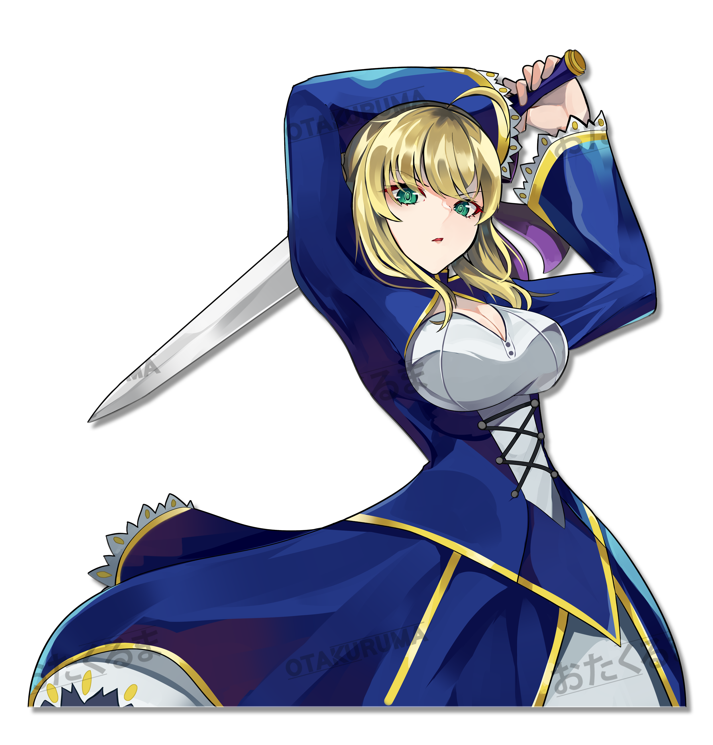 Anime Peeker and Stickers | Fate | Saber – Otakuruma