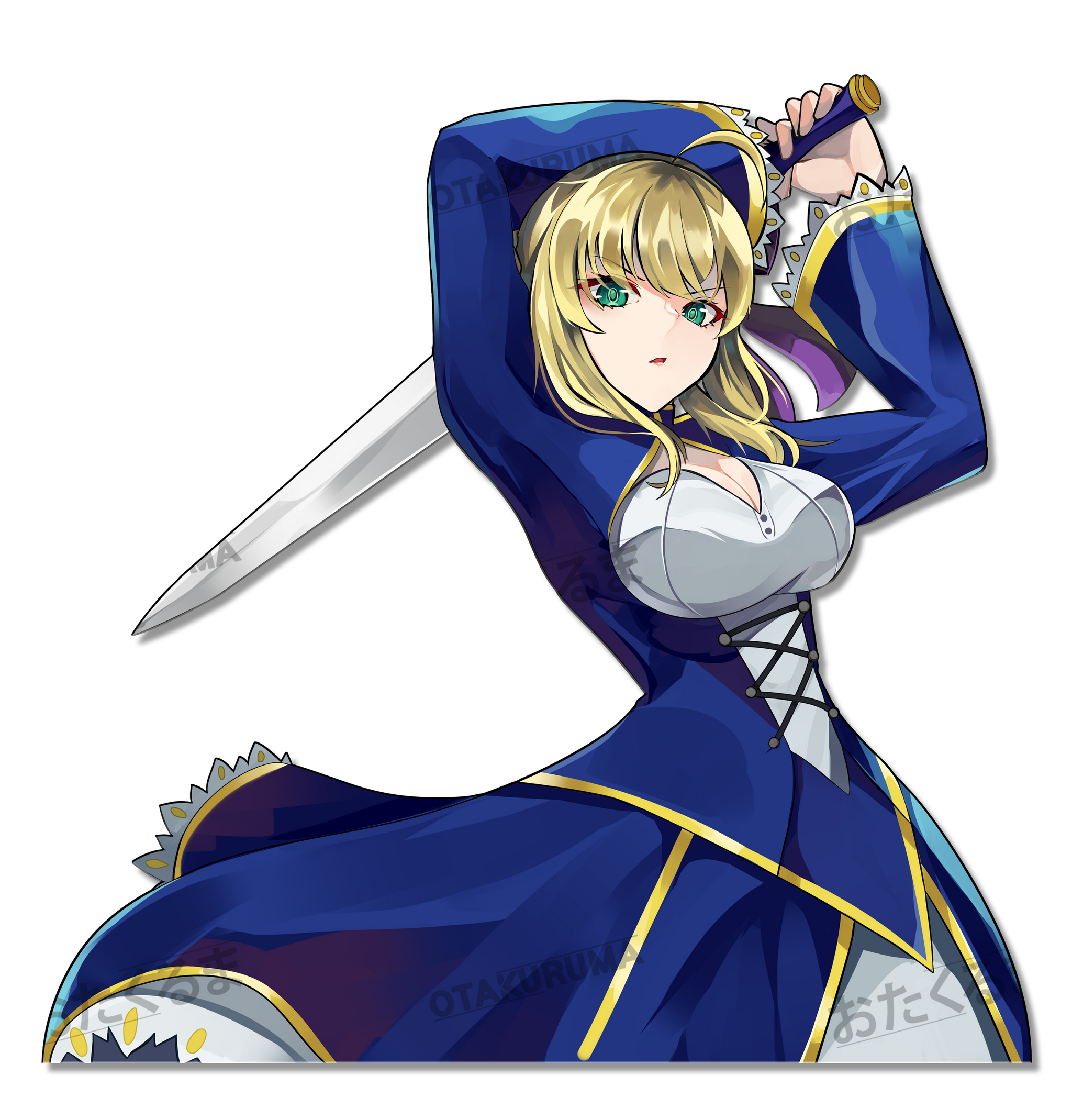 Anime Peeker and Stickers | Fate | Saber – Otakuruma