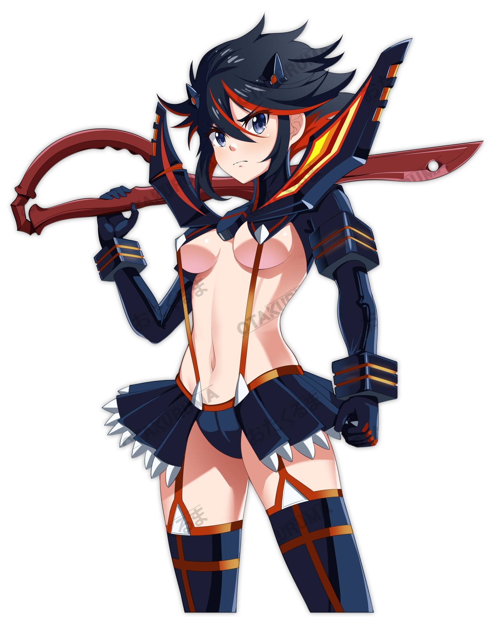 Anime Peeker And Stickers Kill La Kill Ryuko Otakuruma anime-peeker-and-stickers-kill-la-kill-ryuko-otakuruma